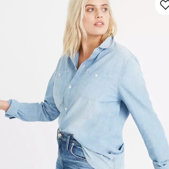 Madewell Classic Button-Up Shirt - Picture 3 of 8